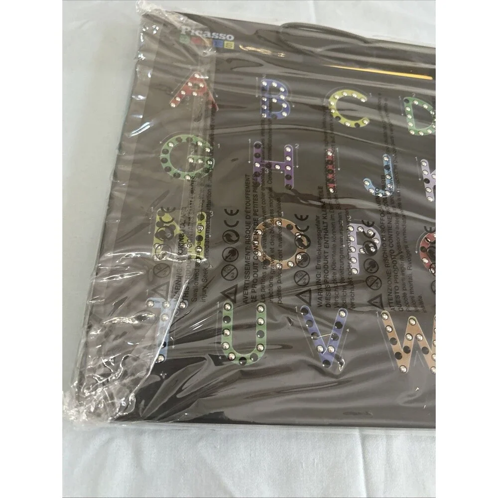 Picasso Toys Alphabet Magnetic Drawing Board 10x12in Double Sided